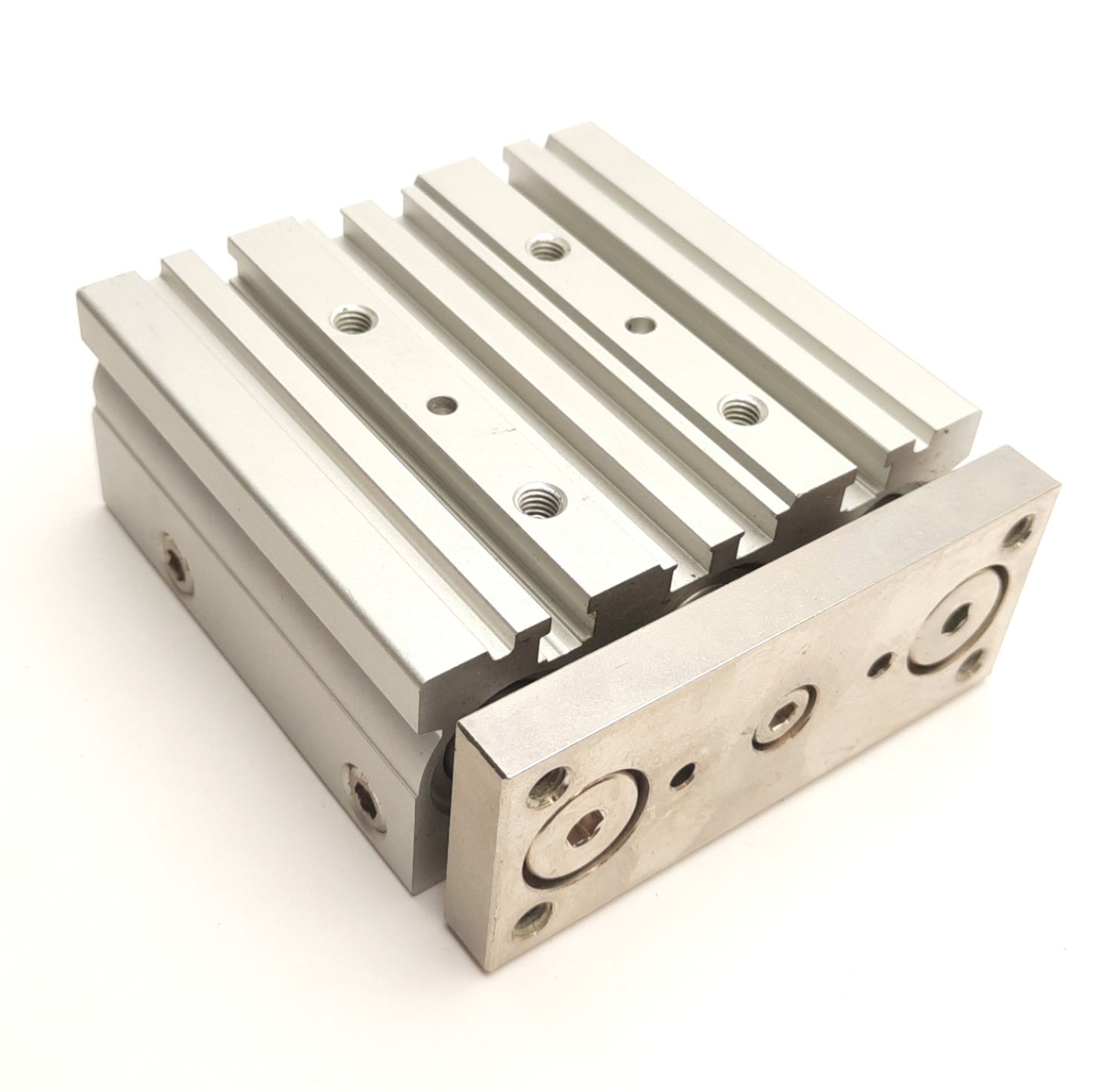 Used SMC MGPM25N-50 Pneumatic Cylinder 25mm Bore, 50mm Stroke, 1/8" NPT, 1.0MPa Max