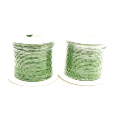 New Lot of 2 Alpha Wire 3053 GN/Yellow Hook-Up Wire 100' 1/C 20AWG (10/30) 300V