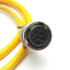 Used Parker 71-015017-10 Motor Power & Hall Effect Cable, MS Round 12-Pin, 5' Long