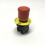 Used Eaton M22-PV Emergency E-Stop Red Pushbutton Switch, Push-Pull, 2NC, 500VAC 6A