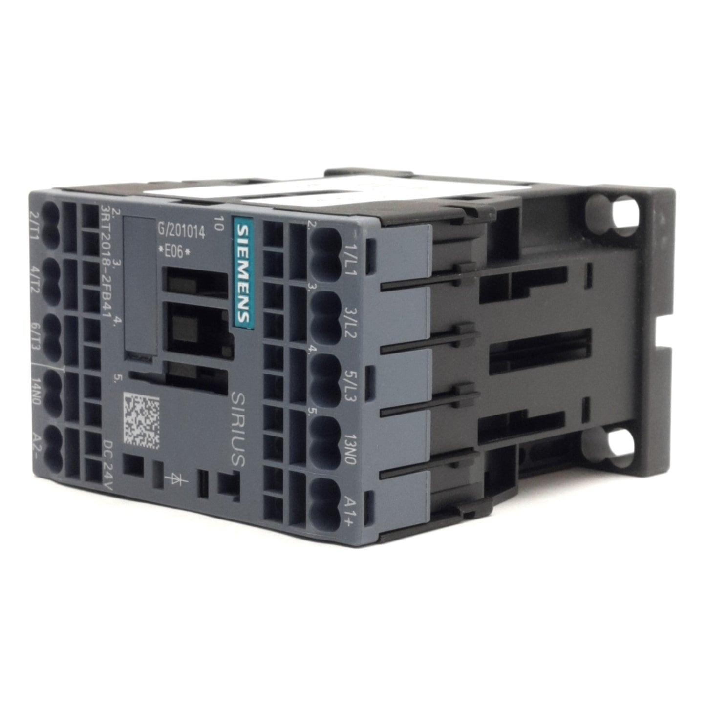 New Siemens 3RT2018-2FB41 Sirius Power Contactor 3-Pole, 690VAC 22A, 24VDC Coil