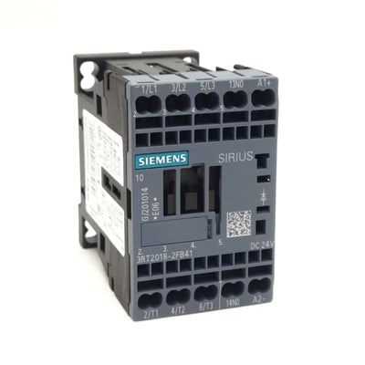 New Siemens 3RT2018-2FB41 Sirius Power Contactor 3-Pole, 690VAC 22A, 24VDC Coil