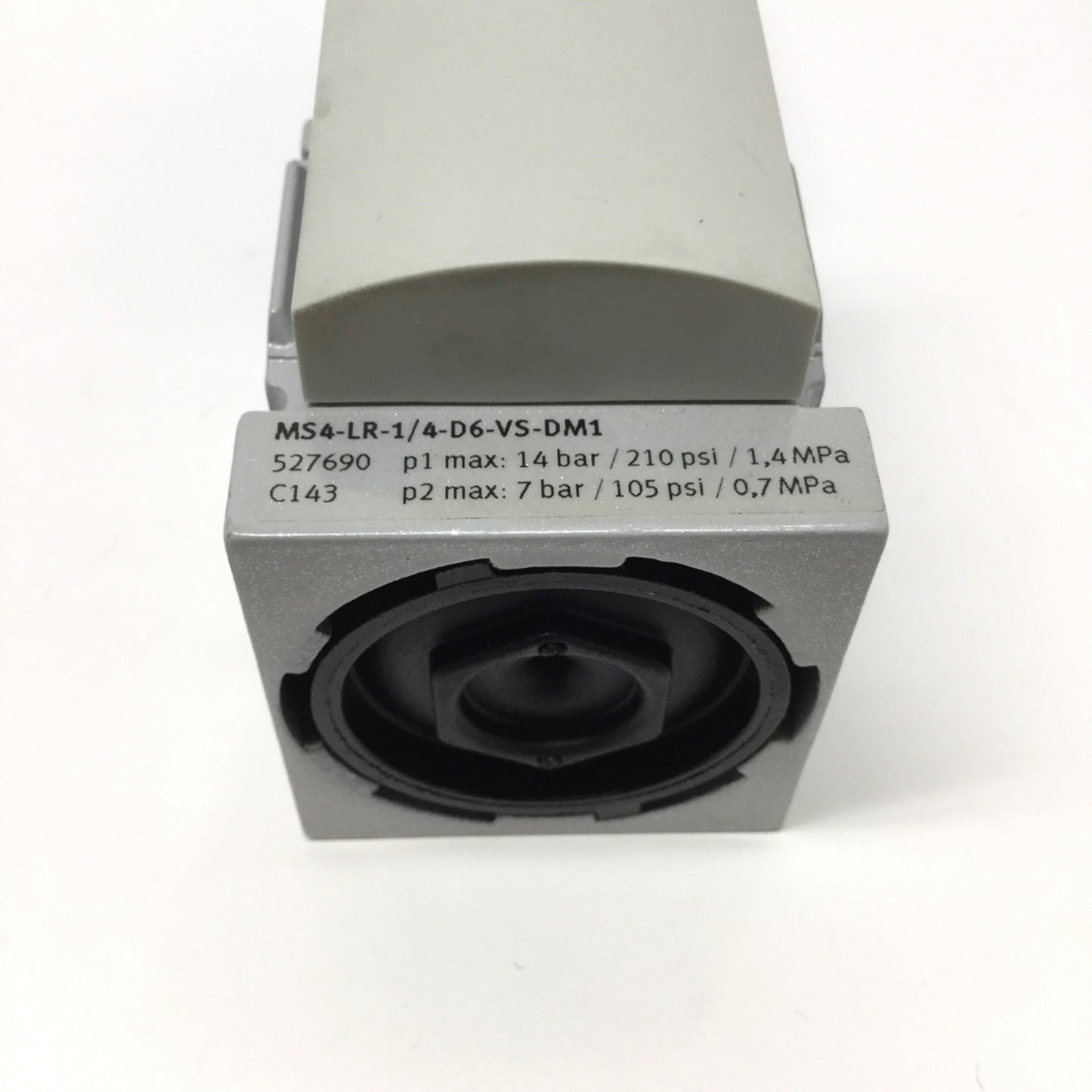 Used Festo MS4-LR-1/8-D6-VS-DM1 Pressure Regulator, 0.3-7 bar Setting Range, G1/8