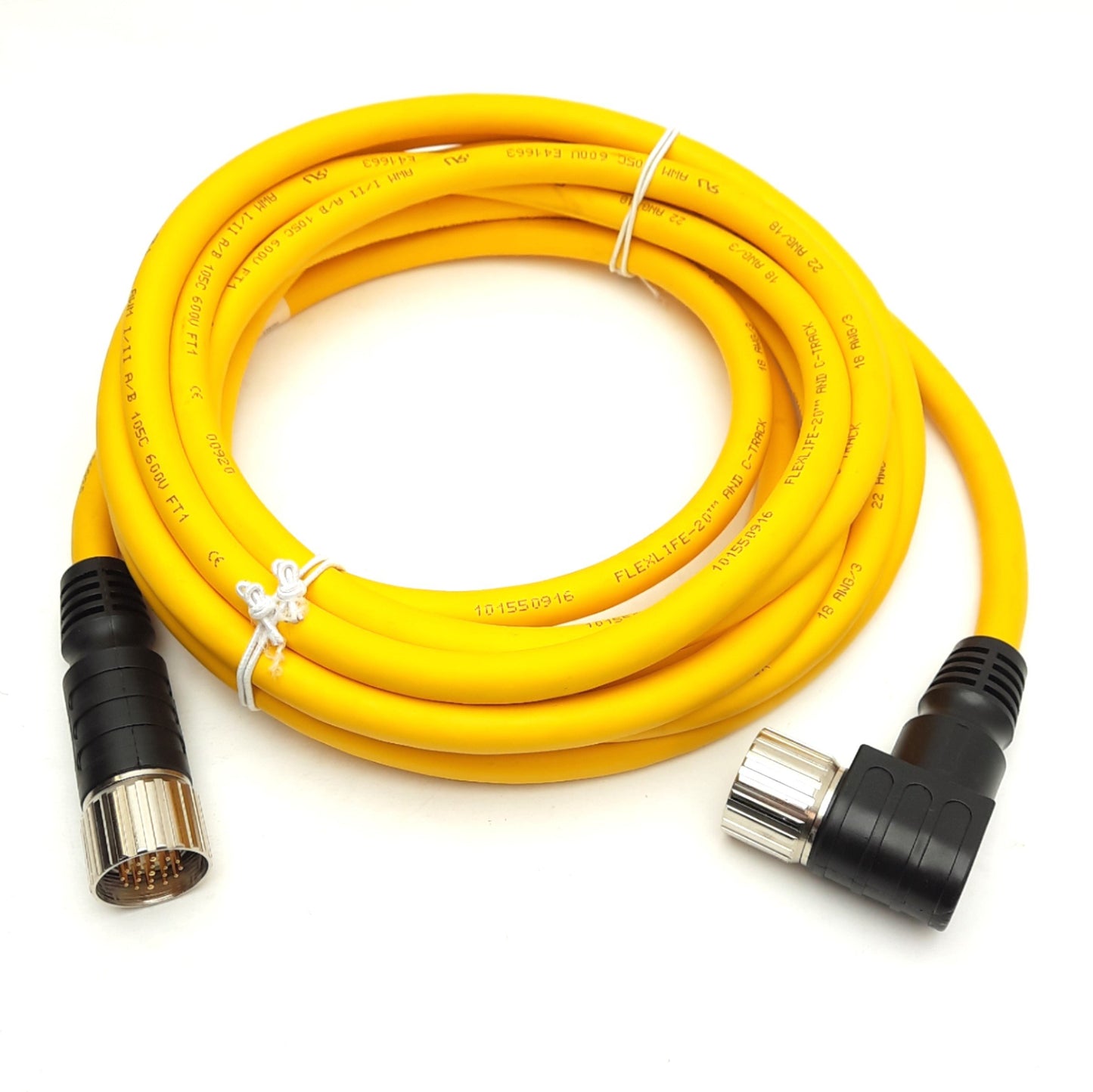 New Turck CSM CKWM 19-19-5/S101 Cordset M23 19Pin Straight Male - Right Angle Female