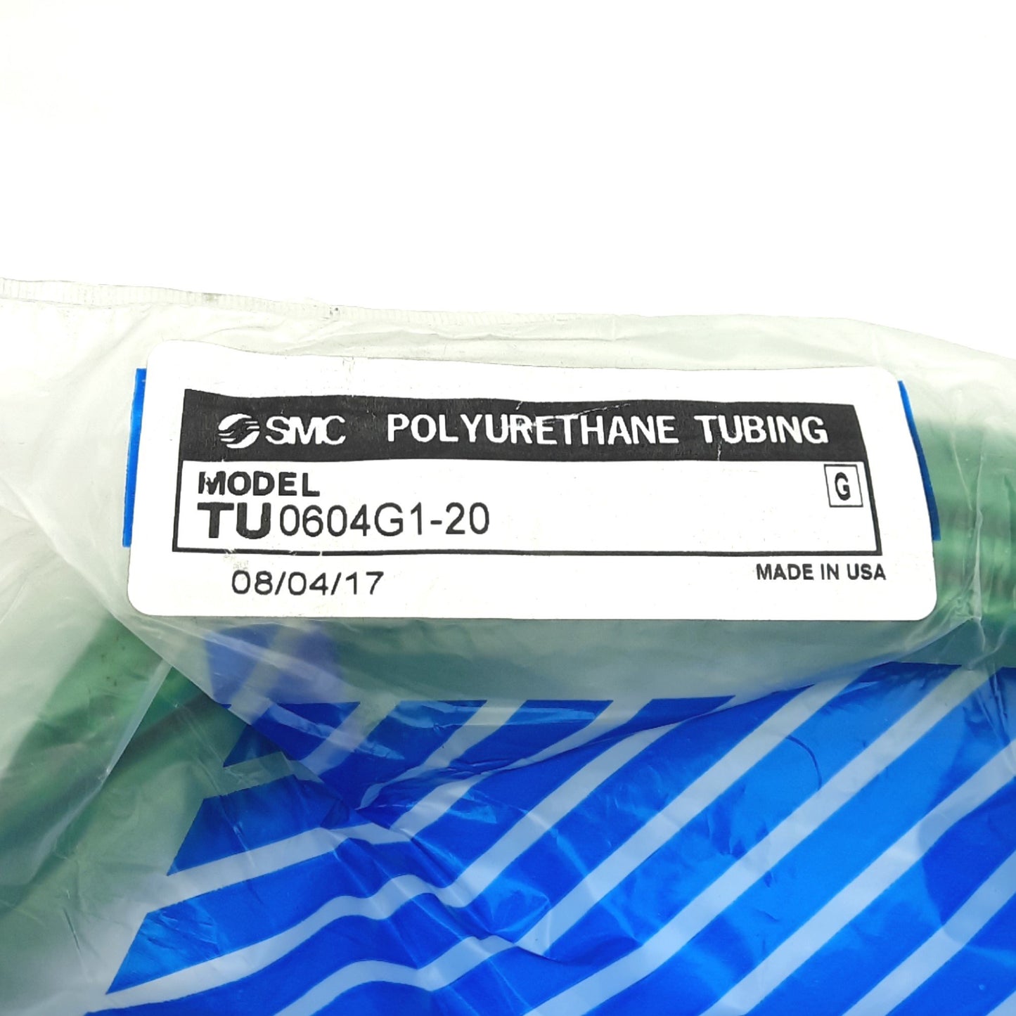 New Lot of 3 SMC TU0604G1-20 Polyurethane Tubing, Green, O.D. Ø6mm, I.D. Ø4mm, 20m