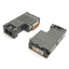 Used Lot of 2 Siemens 6ES7 972-0BA12-0XA0 Profibus Bus Connector, 90°, RS-485, DB-9M