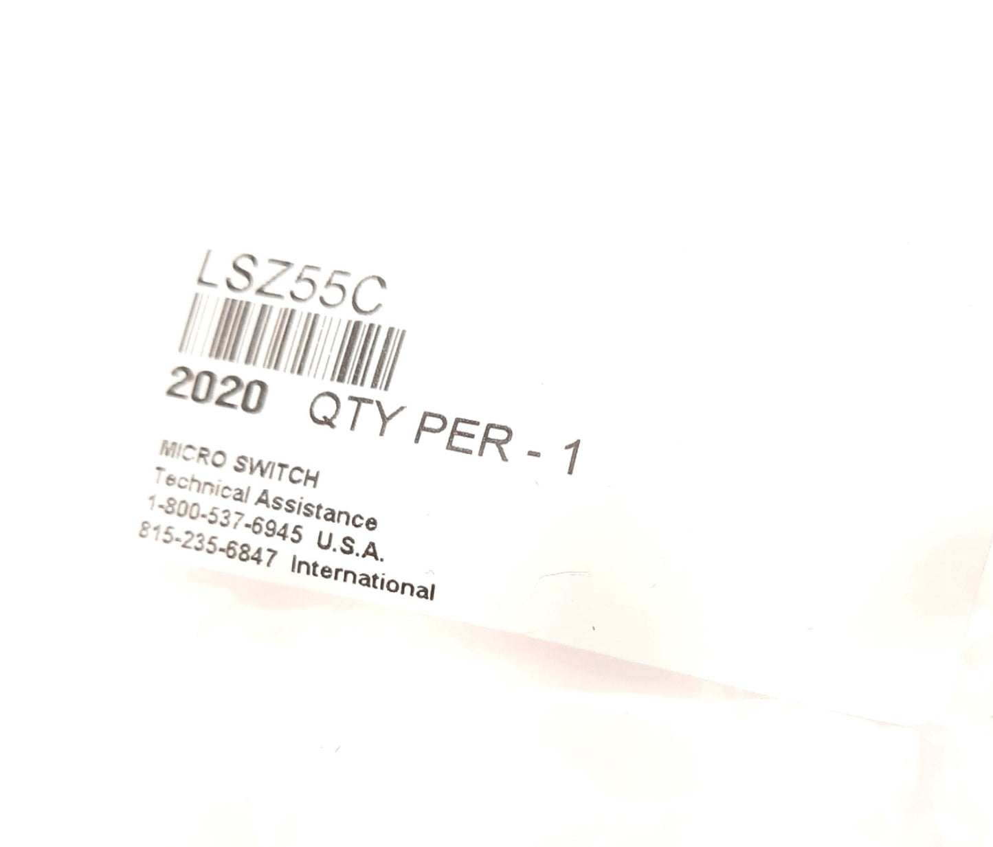 New Lot of 2 Honeywell LSZ55C Limit Switch Lever Roller 1.5" Arm Length 0.75" Roller