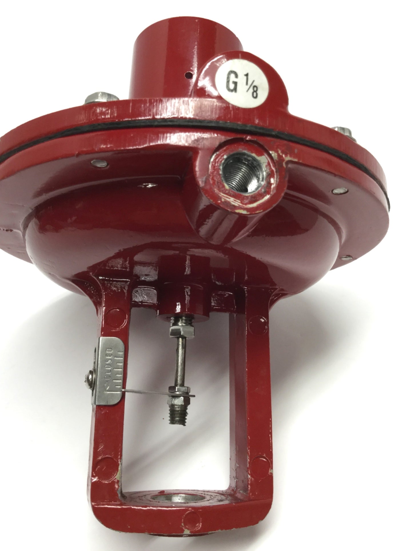 Used Badger Meter Type 754 1/4" Research Control Valve Actuator, Air-to-Open, G1/8