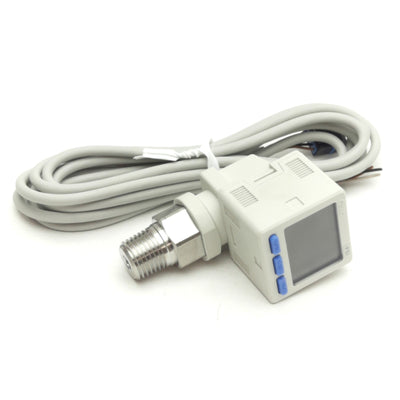 New SMC ZSE20CF-T-P-N02L-W Pressure Switch, -100 to 100kPa, 2 PNP, 12-24VDC 35mA