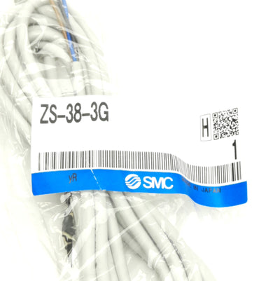 New Lot of 5 SMC ZS-38-3G Lead Wire/Connector, For: ZSE30 Vacuum Switch, 3-Cores, 2m