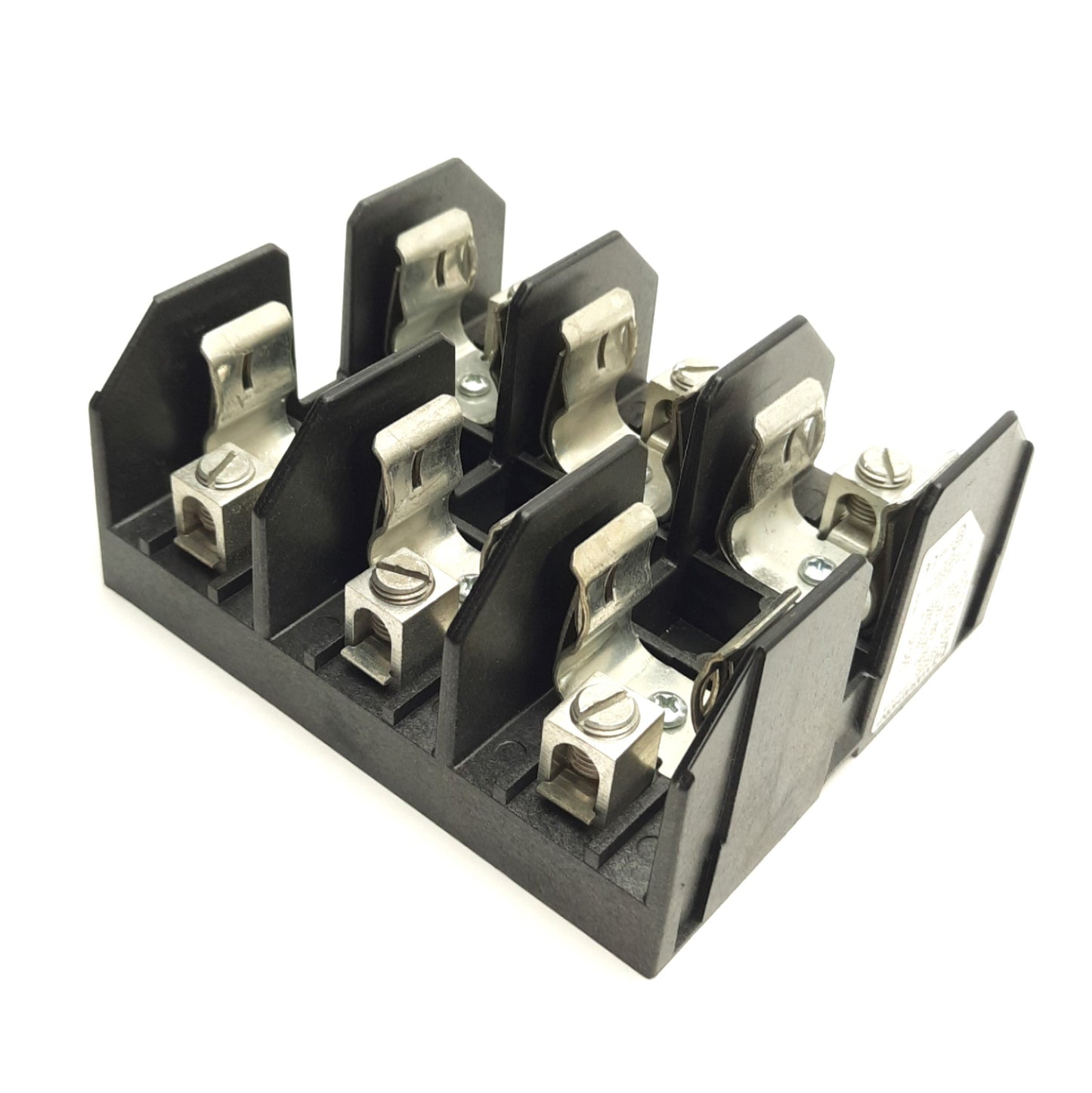 Used Marathon R6J60A3B Open Type Fuse Holder, 3-Poles, 60A 600V, Class J Fuses
