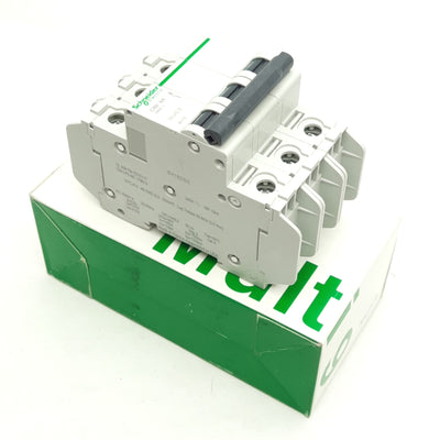New Schneider Electric 60172 Multi 9 C60 Mini Circuit Breaker 3-Pole, 240VAC 4A