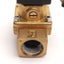 Used GEM-SOL GEM-B-31 Solenoid With Brass Valve, 3/8" NPT, 24V AC 50Hz Coil