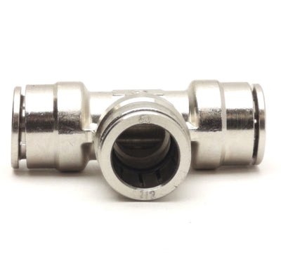 New – Open box Lot of 10 Camozzi 6540 08-00 Union Tee Push-In Fitting, Ø1/2" P2C Tubes