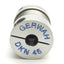 Used Gerwah DKN 45-1.65"-0.375" -0.375" Metal Bellows Coupler, 3/8" Bore, 1.27" OD