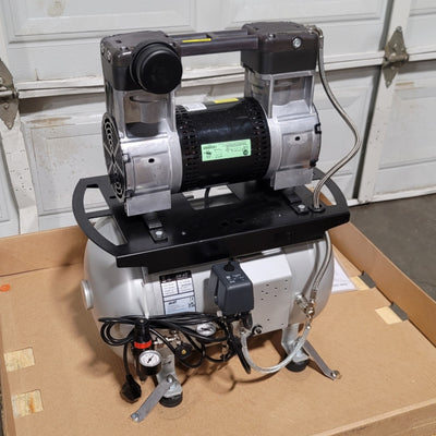 New JUN-AIR 1203310 120R-40B Rocking Piston Compressor 2HP 5.5CFM 120psi Max 230VAC