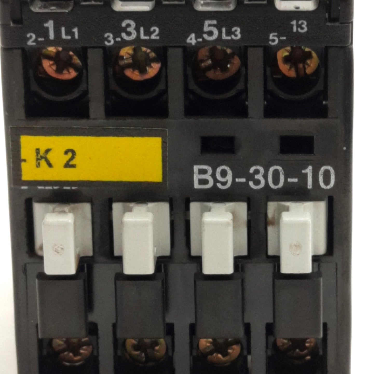 Used ABB B9-30-10 3846006 Contactor, 3-Poles 600V 21A Max, 230V AC Coil