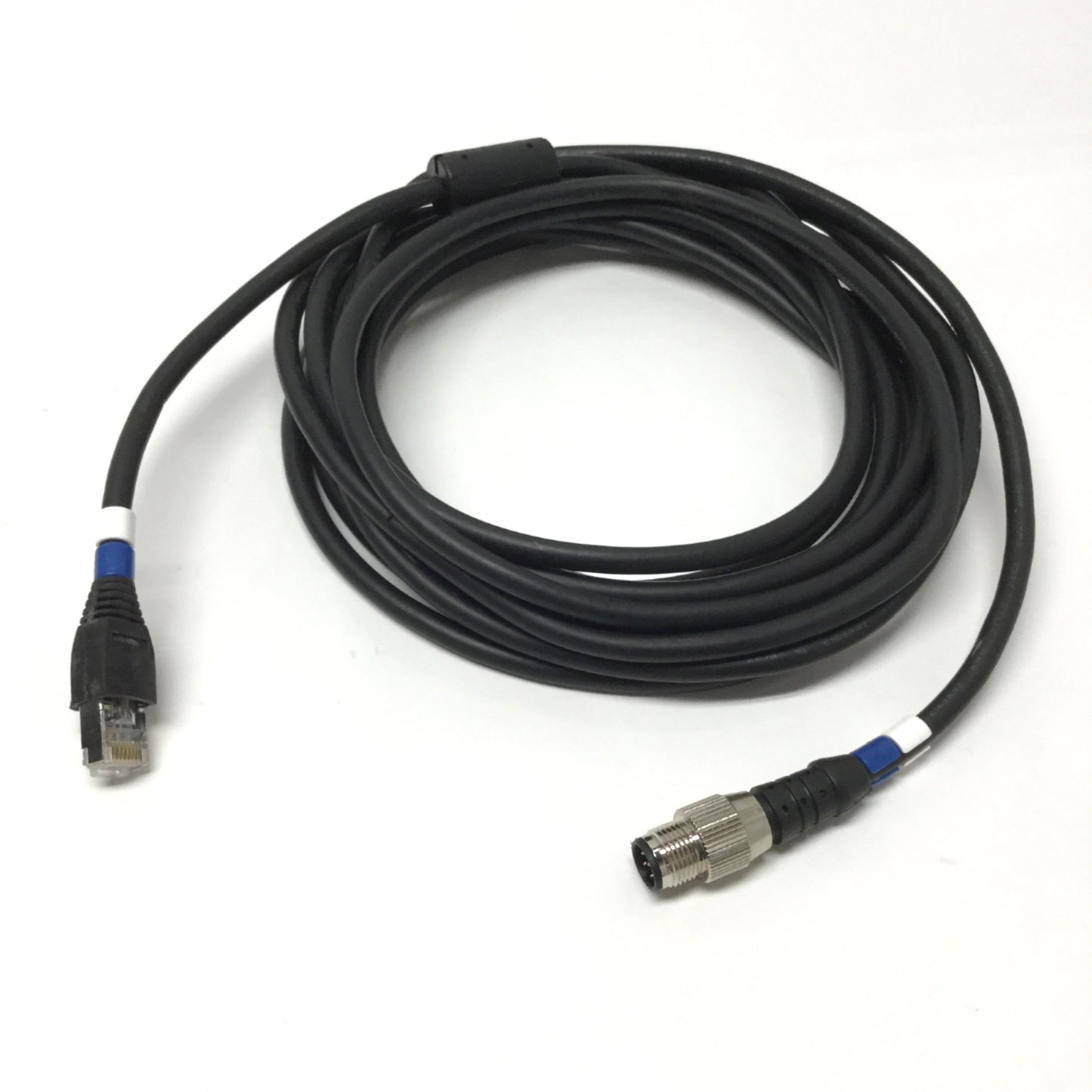 Used Allen Bradley 445L-AC8RJ5 Light Curtain Patch Cable M12 8-Pin Male to RJ45, 5m
