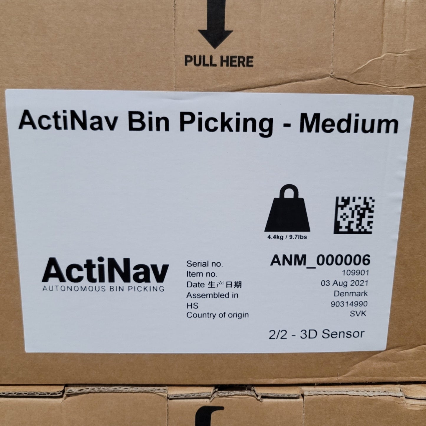 New Universal Robots 109901 ActiNav Bin Picking System Motion Module And 3D Sensor