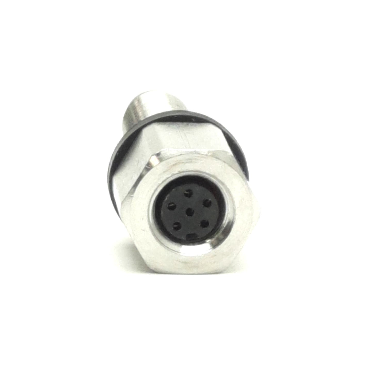 New – Open box Turck U2-12393 Picofast Female to Male Feed-Thru Receptacle, M8 6-Pin 125V 2A