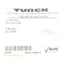 New – Open box Turck U2-12393 Picofast Female to Male Feed-Thru Receptacle, M8 6-Pin 125V 2A