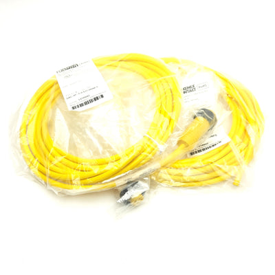New Lot of 2 Phoenix Contact 1416603 Sensor Cable 7/8" Minifast 4-Pin Female, 5m