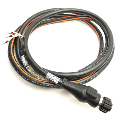 Used Flex Cable FC-CPBM6DF-16AA0M003 Power/Brake Cable 9-Pin Round to Leads 3m *Cut*