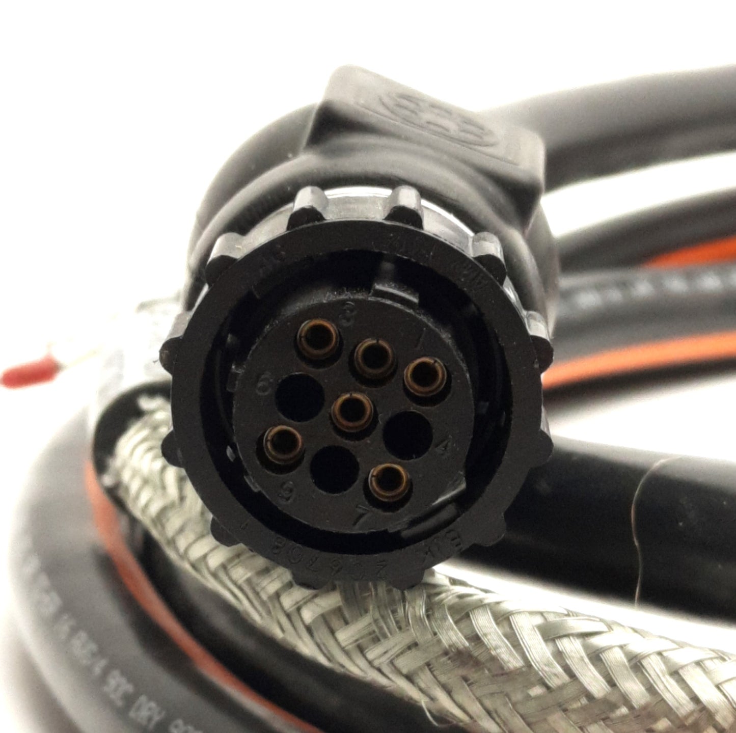Used Flex Cable FC-CPBM6DF-16AA0M003 Power/Brake Cable 9-Pin Round to Leads 3m *Cut*