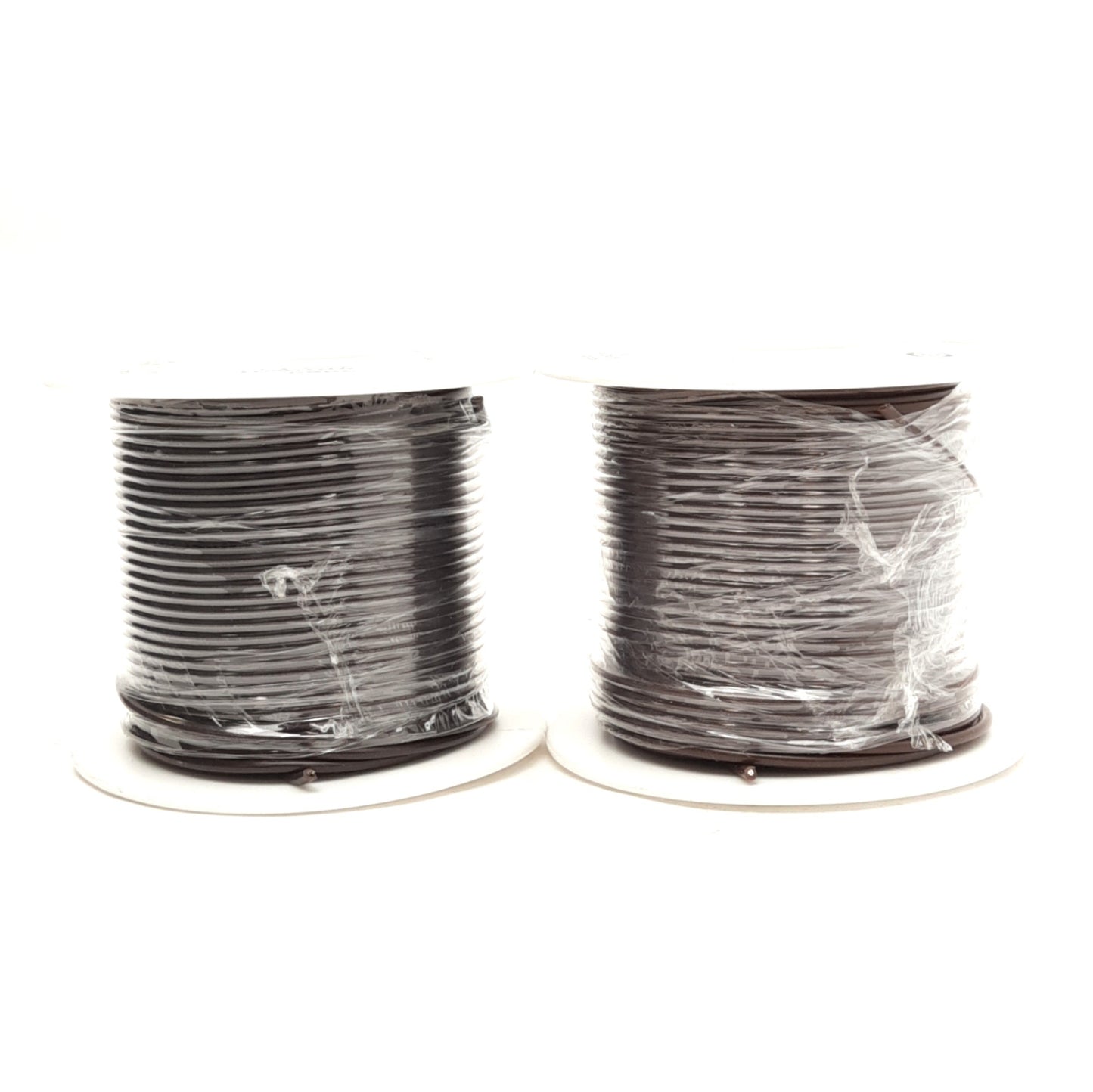 New Lot of 2 Alpha Wire 3053 Brown Hook-Up Wire 100' 1/C 20AWG (10/30) 300V