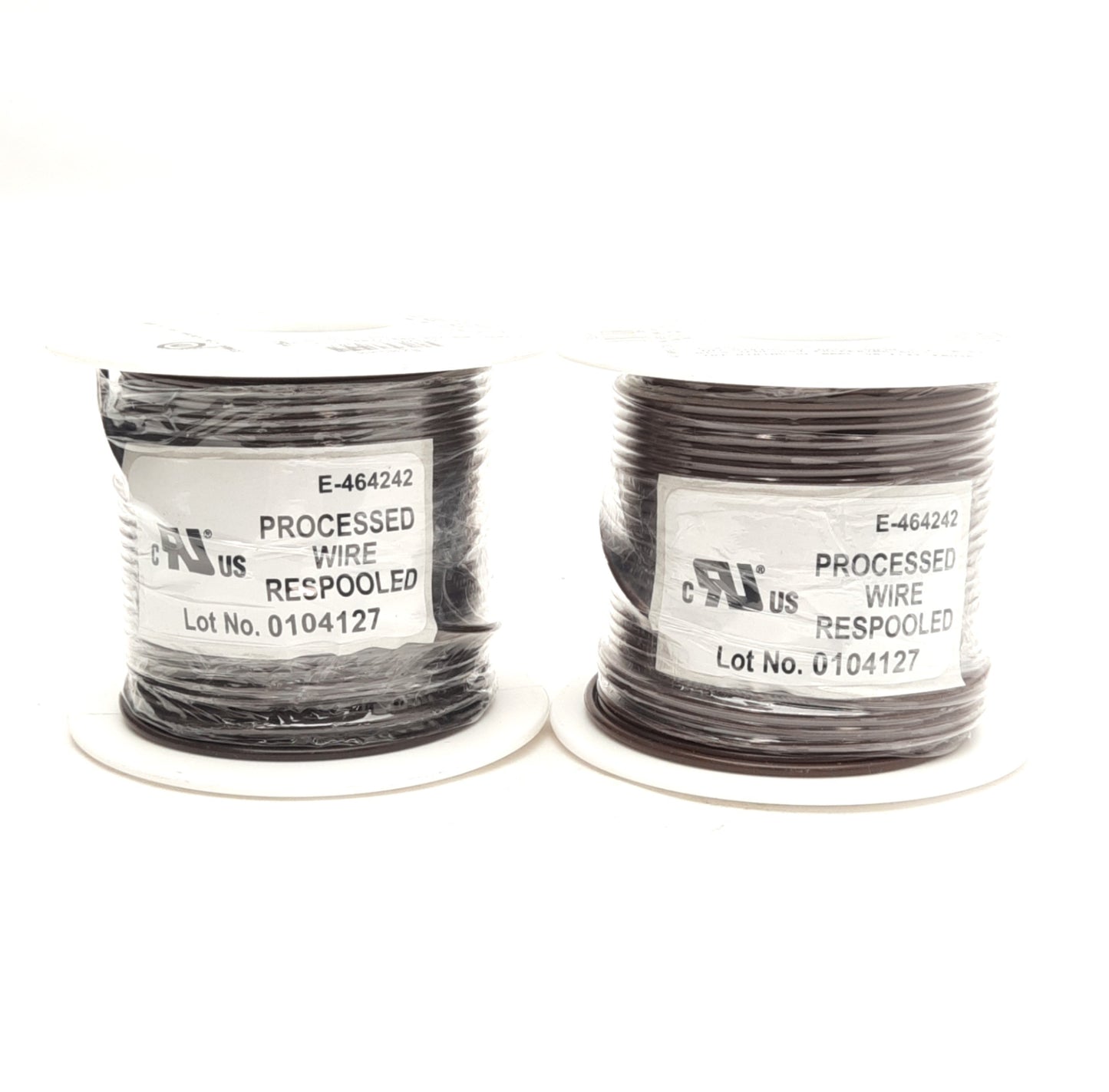 New Lot of 2 Alpha Wire 3053 Brown Hook-Up Wire 100' 1/C 20AWG (10/30) 300V