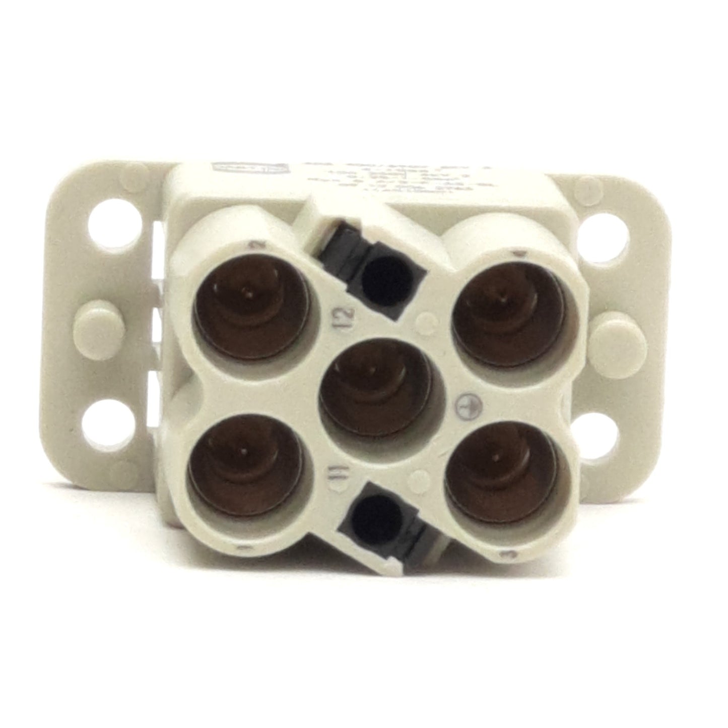 New – Open box Harting 09 12 006 2763 Han Q 4/2 Female Insert w/ Quick Lock, 400V 40A