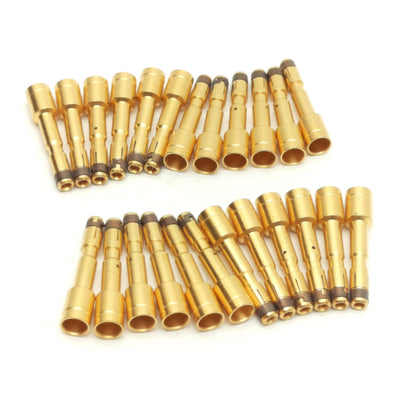 New – Open box Lot of 24 TE Connectivity 60.302.11 Circular Contact Socket, 2mm, <3mΩ, 30A