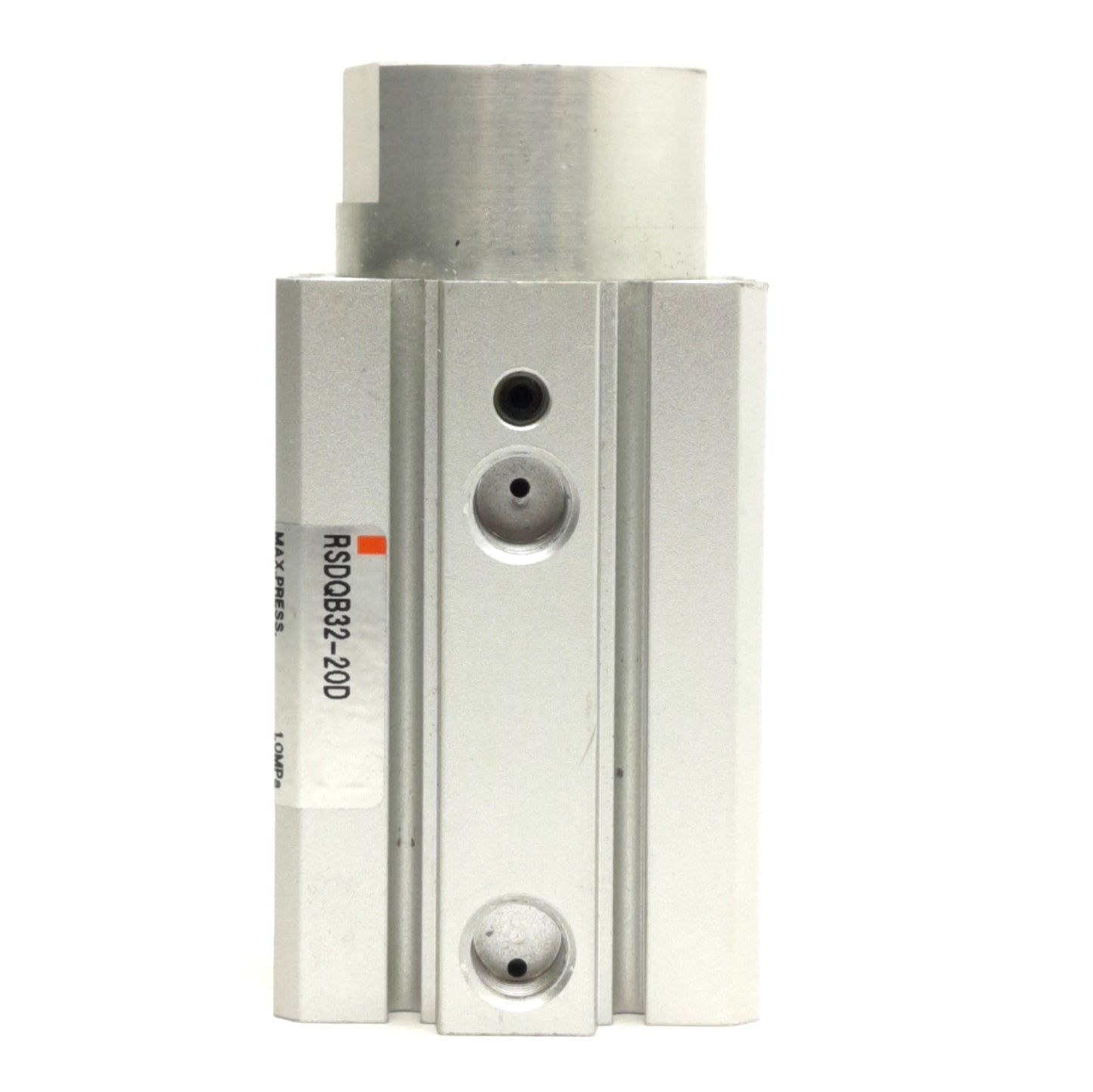 Used SMC RSDQB32-20D Stopper Cylinder, 32mm Bore, 20mm Stroke, Double Acting, 1.0MPa