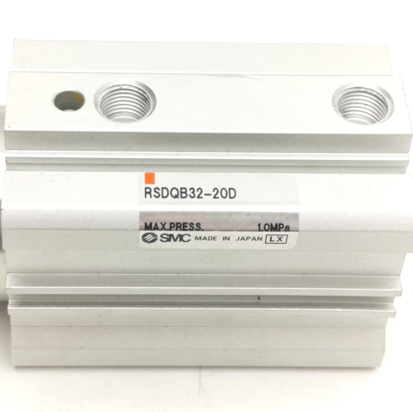 Used SMC RSDQB32-20D Stopper Cylinder, 32mm Bore, 20mm Stroke, Double Acting, 1.0MPa