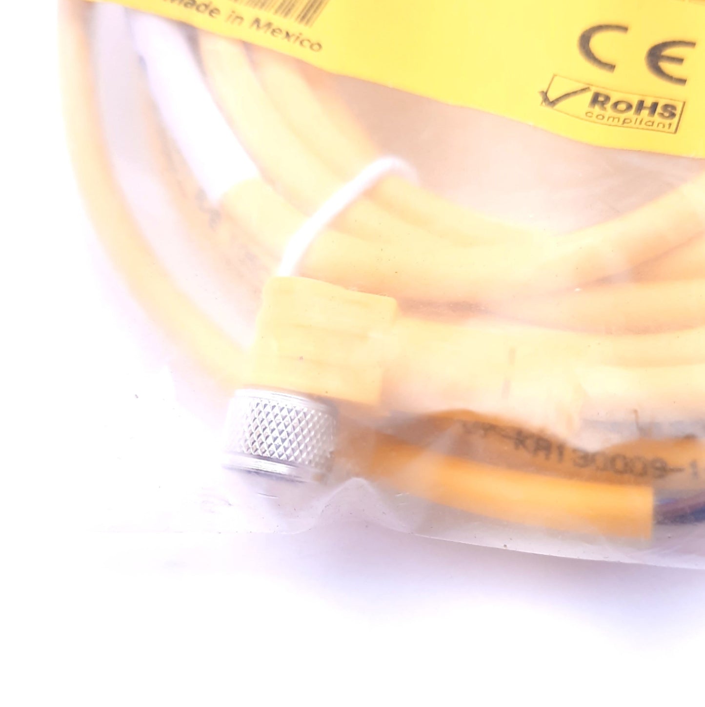 New Lot of 2 Turck PKW 3M-5 Cordset Right Angle M8 Female, 24 AWG 125V, 4A, 16ft