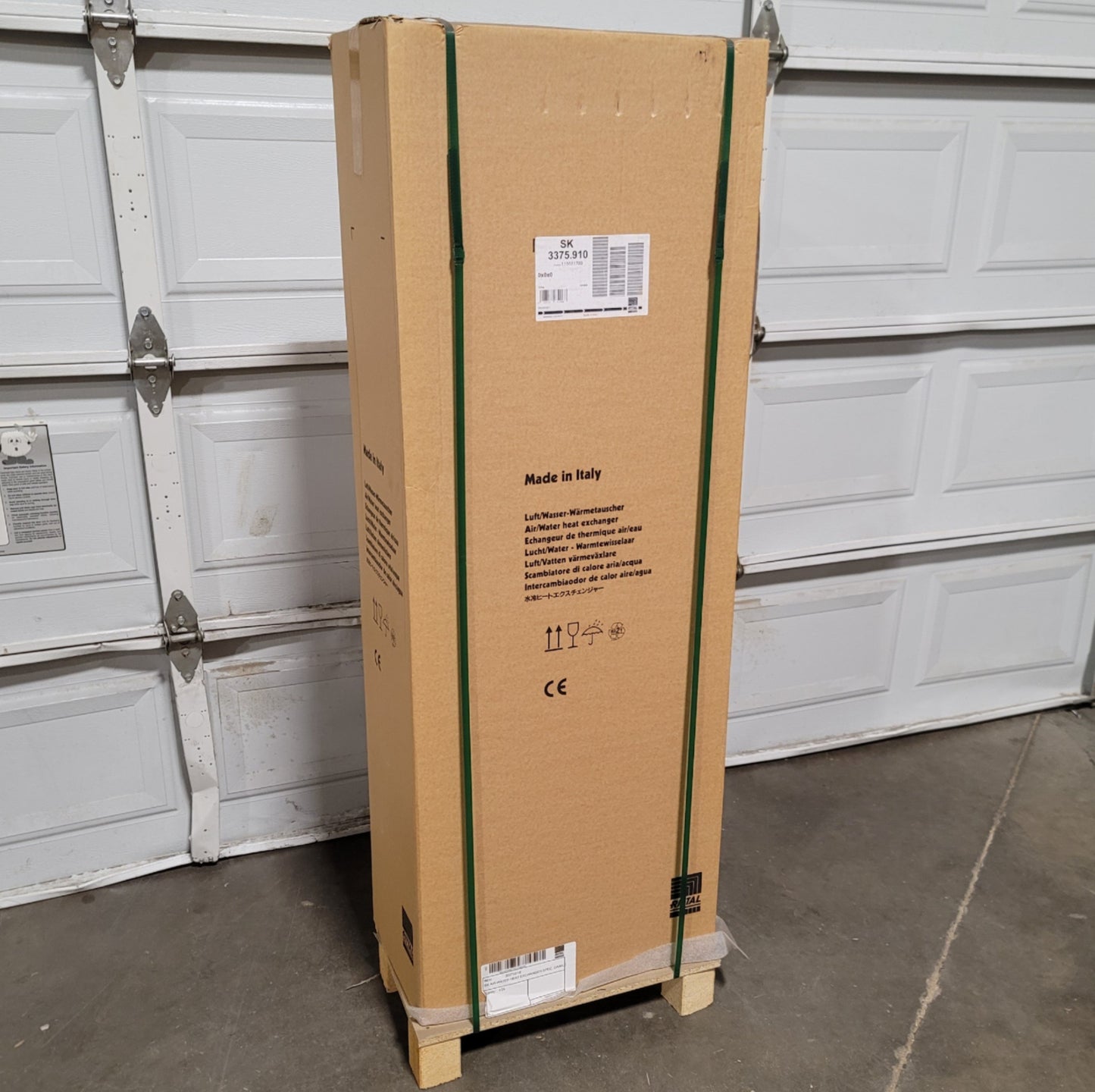 New Rittal 3375.910 Wall Mounted Air/Water Heat Exchanger 4560W 1660m³/h 230VAC 1-Ph