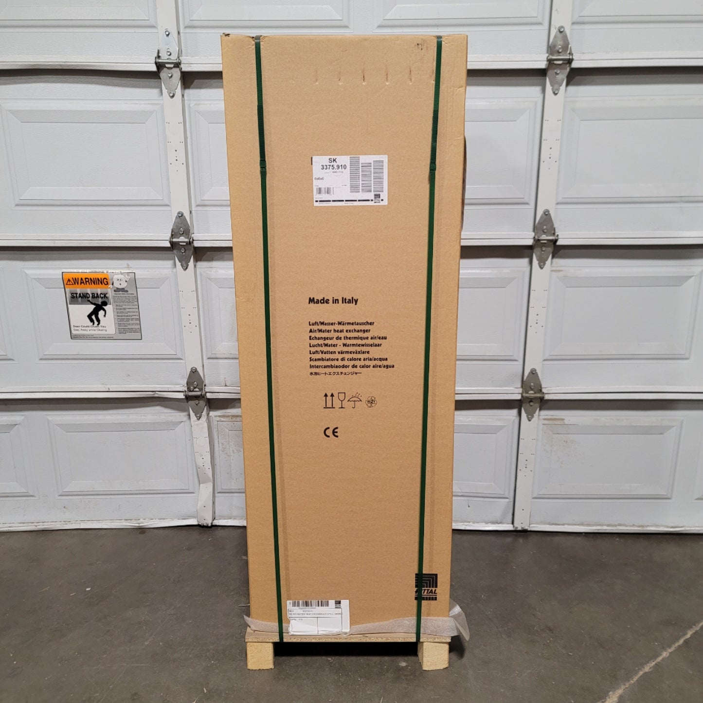 New Rittal 3375.910 Wall Mounted Air/Water Heat Exchanger 4560W 1660m³/h 230VAC 1-Ph