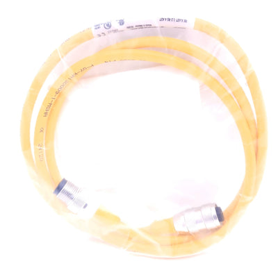 New Turck RK 4.43T-1.2-RS 4.43T Cordset M12 Eurofast Male Straight to M12 Female