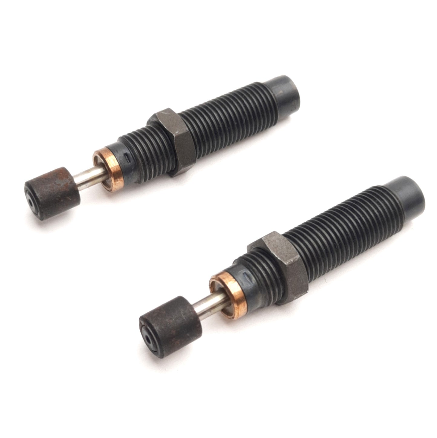 Used Lot of 2 ACE Controls MC25M Mini-Shock Absorber 0.26" Stroke 20 In-Lbs/Cycle