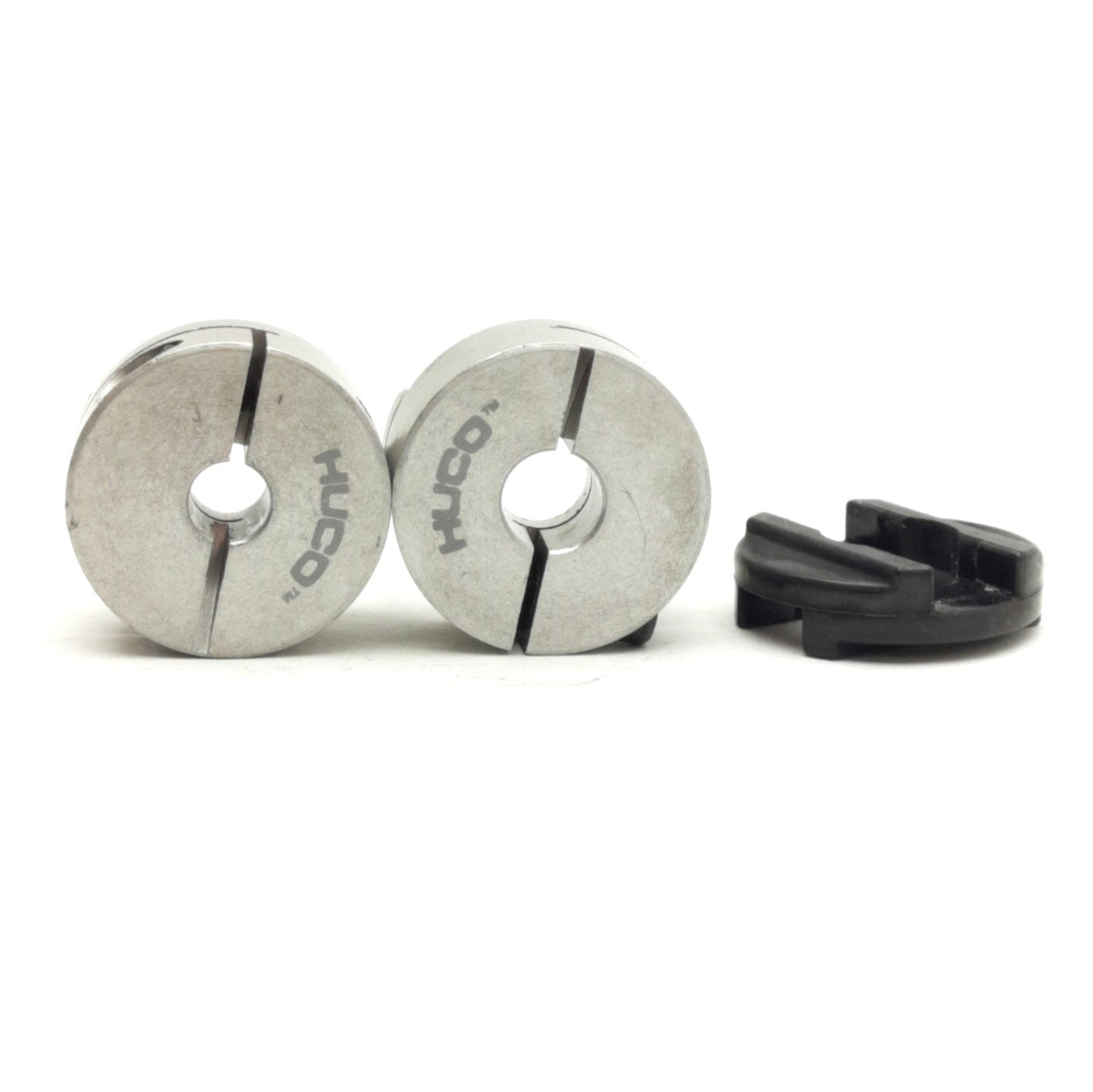 Used Huco 516.25.2228 Oldham Coupling, Through-Bore 6mm & 8mm, OD Ø25mm, 32mm Length