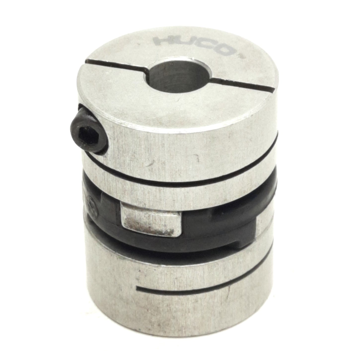 Used Huco 516.25.2228 Oldham Coupling, Through-Bore 6mm & 8mm, OD Ø25mm, 32mm Length