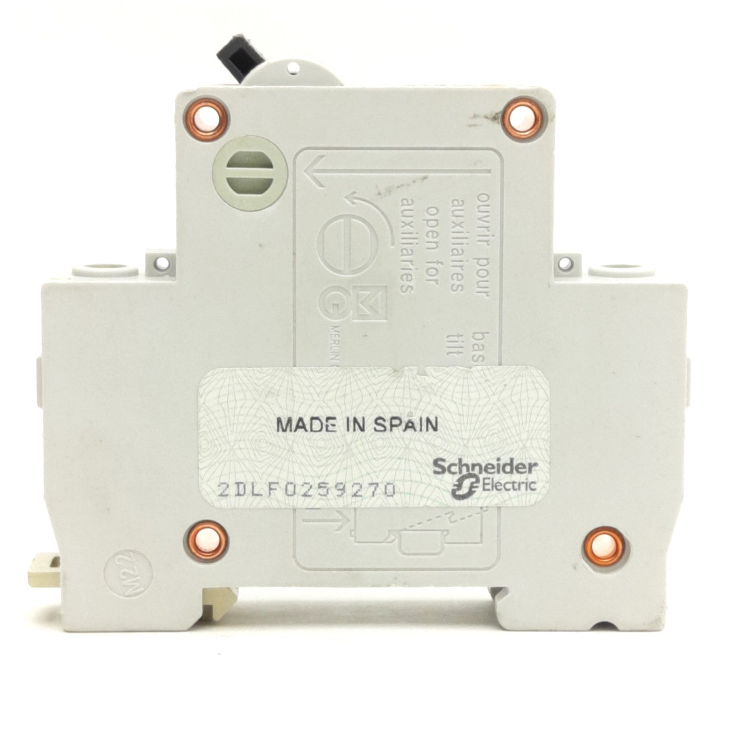Used Merlin Gerin 20535 C32H-DC Multi9 Circuit Breaker, 127VDC 10A, Curve C, DIN Rail