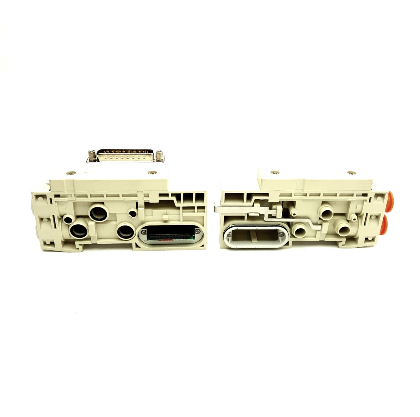 Used SMC SS5V2-16FD1-U-N11 SUP/EXH Block & End Block Assembly, D-Sub, 0.15-0.7MPa