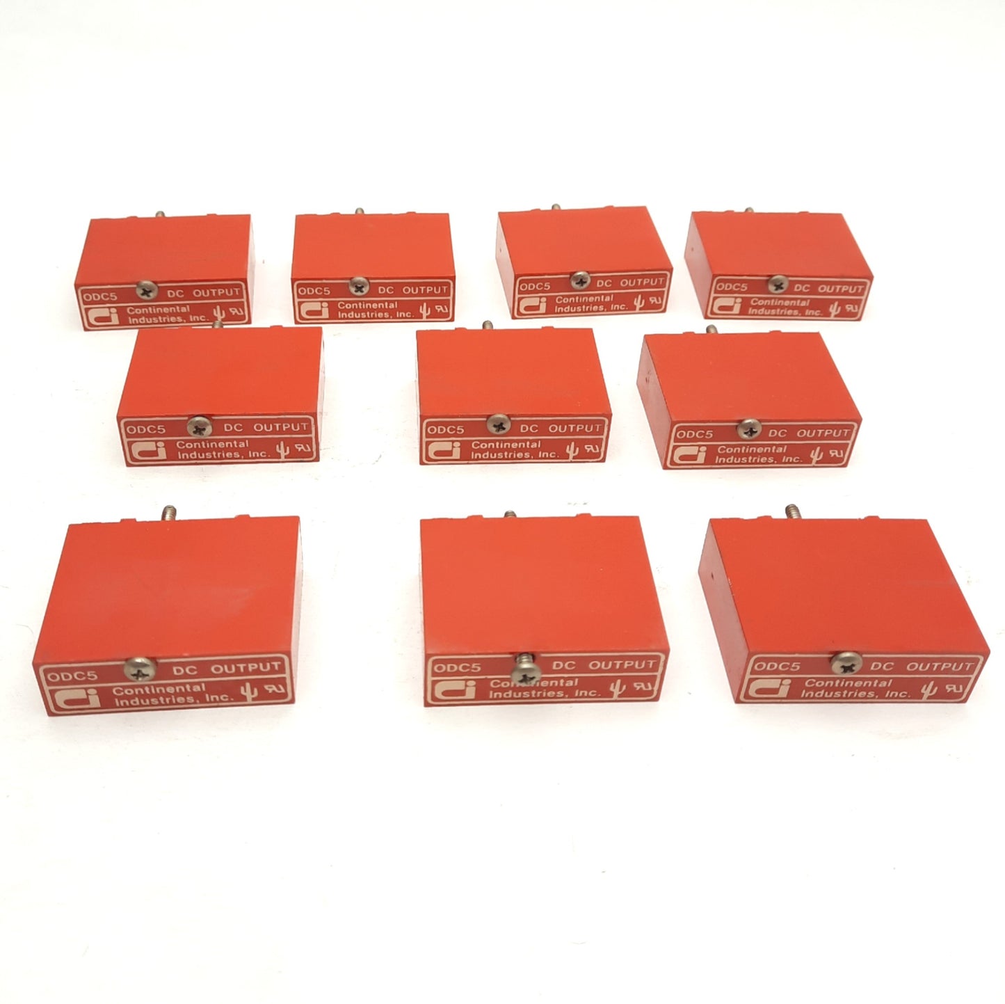 Used Lot of 10 Continental Industries ODC5 Relay Module 5VDC Logic, 5-60VDC 3A Rating