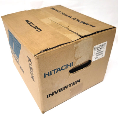 New Hitachi SJ700-075HFUF2 VFD Inverter Drive 10HP, 380-480VAC 3-Ph 16A, 0.1-400Hz