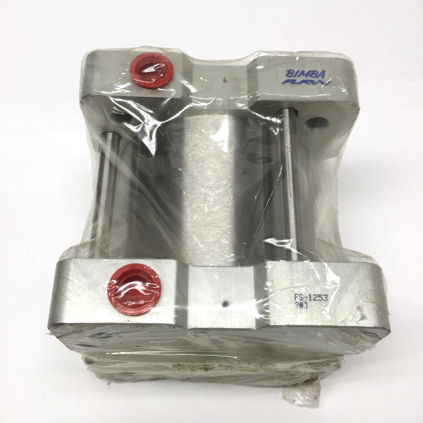 New Bimba FS-1253 Square Flat-1 Compact Pneumatic Cylinder 4" Bore, 3" Stroke