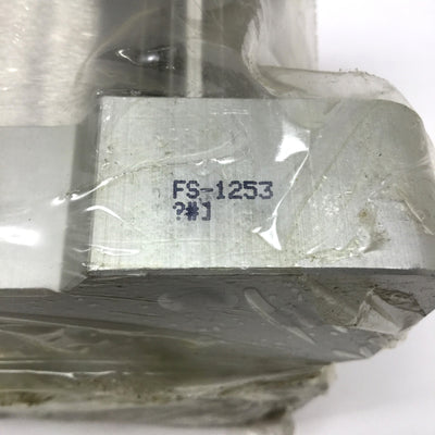 New Bimba FS-1253 Square Flat-1 Compact Pneumatic Cylinder 4" Bore, 3" Stroke