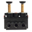 Used ARO A212SD-000-N-G Solenoid Air Control Valve, 4-Way 2-Position, 1/4" NPTF