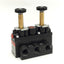 Used ARO A212SD-000-N-G Solenoid Air Control Valve, 4-Way 2-Position, 1/4" NPTF