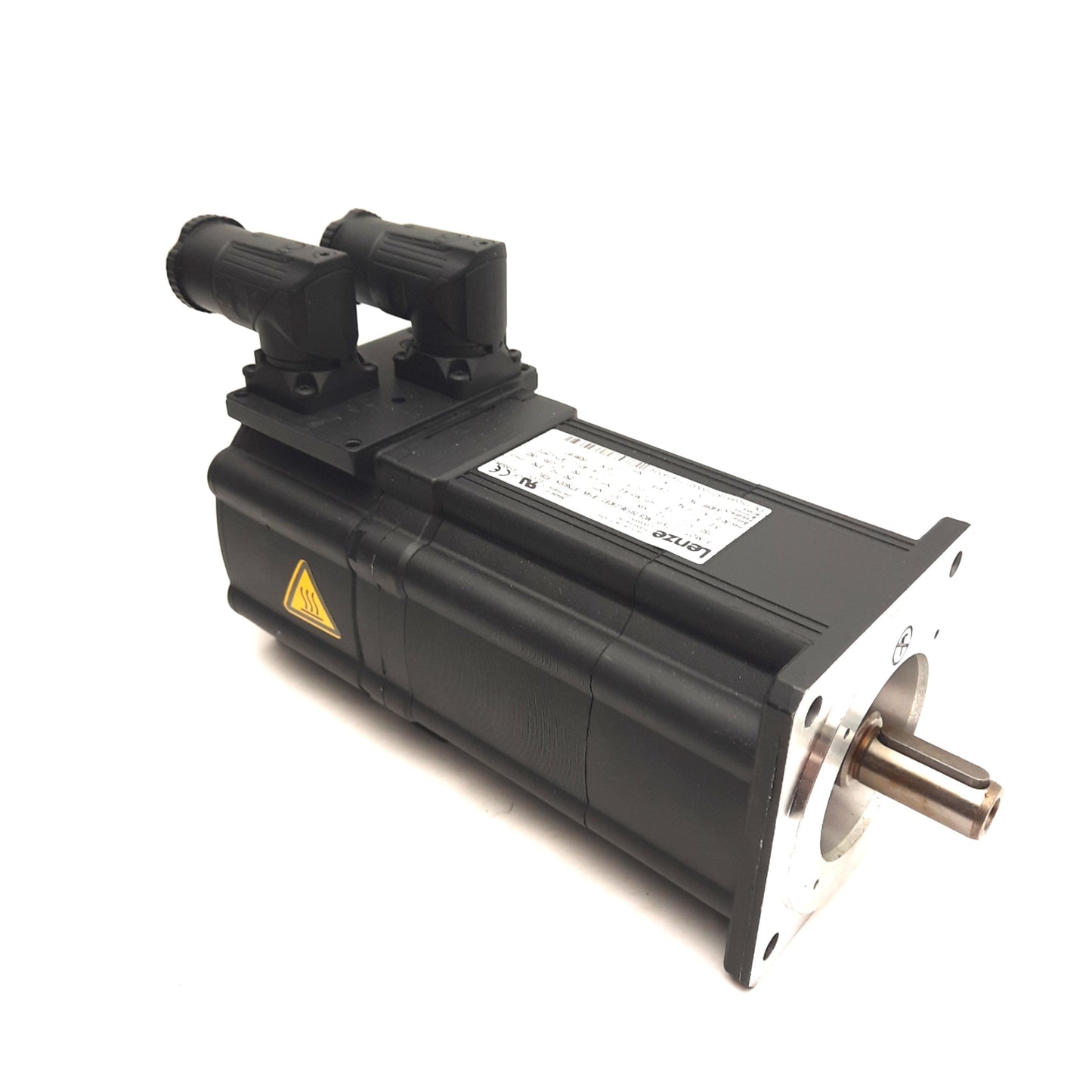 New Lenze MCS 09F38L Servo Motor, 160VAC 30A, 1.6HP 3750RPM, Ø14mm Shaft w/ Keyway